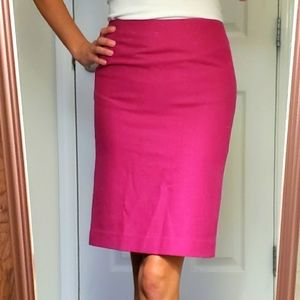 Bright Pink Talbots Pencil skirt